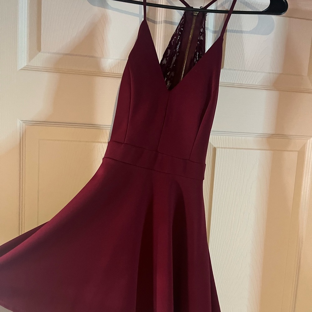 Maroon dress